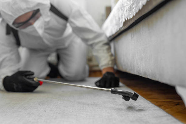 Professional Pest Control technician working in WaKeeney, KS